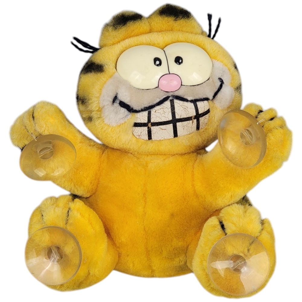 Garfield "Stuck on You" Window Cling 7.5" Plush - Dakin 1981